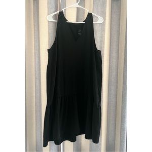 Black Sleeveless Casual Dress